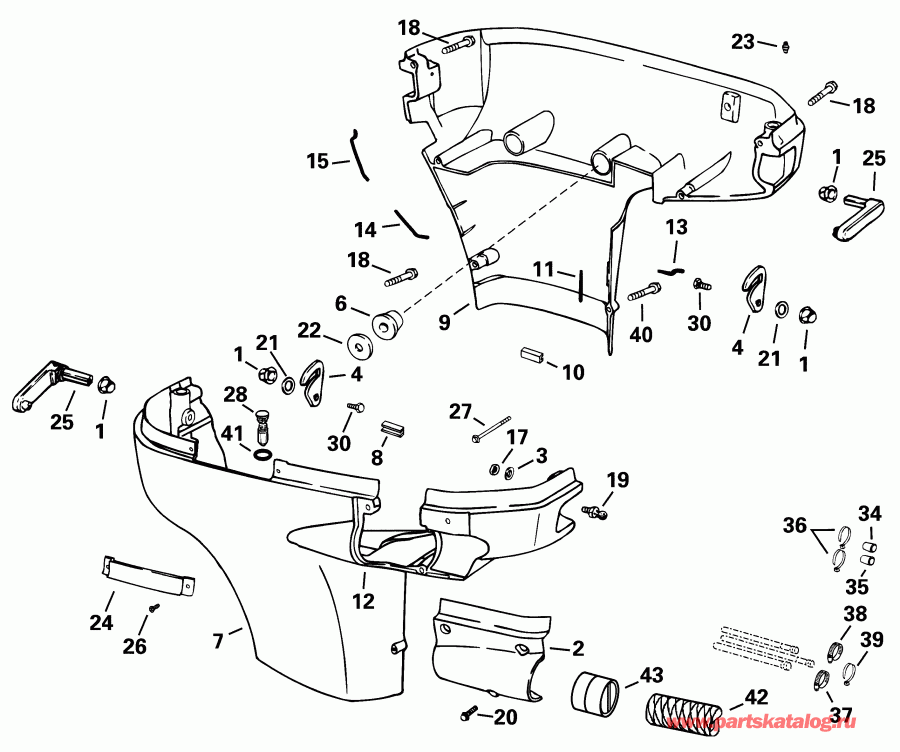    RE175FCSIF FFI, elec start, TNT, 25 in s  - wer   () / wer Engine Cover