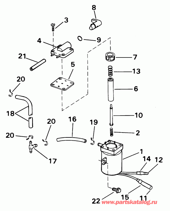 ��������� ��������� Evinrude SE15BASIR rope start, tiller, 15 in shaf  - ectric Primer System - ectric Primer System