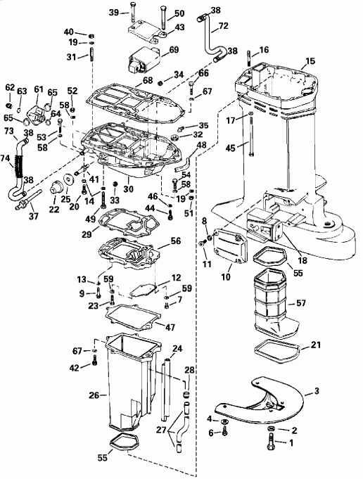   E200FCXSNF Ficht RAM Injection, 25 in.,   - haust  - haust Housing