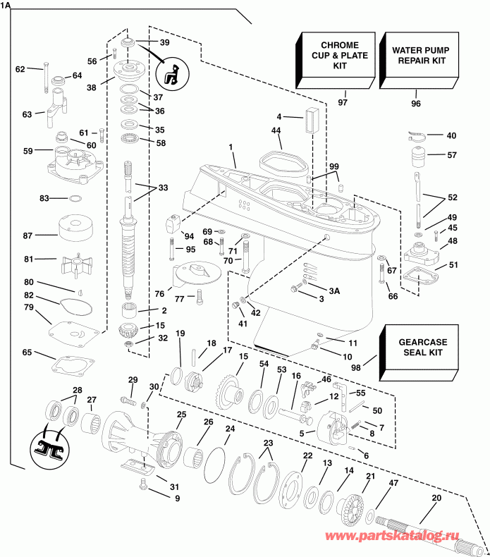   EVINRUDE E40DRLSRC  - arcase