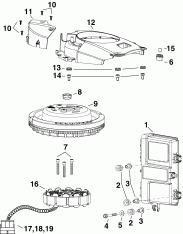Emm, ,  (Emm, Stator, Flywheel)