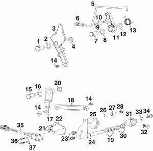  &   (Throttle & Shift Linkage)