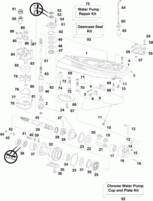   EVINRUDE E115DBXSUC  - arcase / arcase