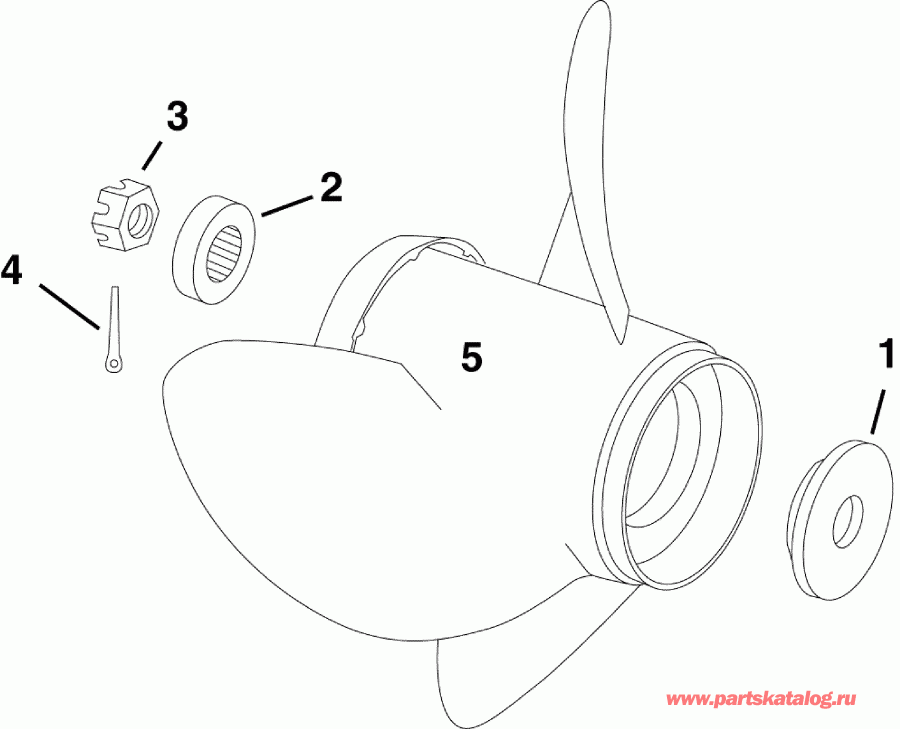  EVINRUDE E40DTLSCS  - opeller Hardware - opeller Hardware
