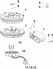 Emm, ,  (Emm, Stator, Flywheel)