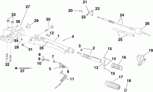  ( ) (Tiller Arm)