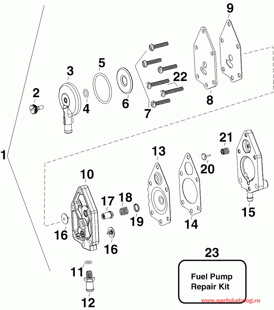   Evinrude E50DPLSEE  - el Lift 