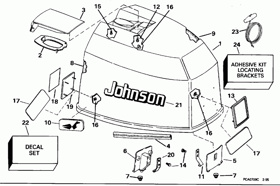    Evinrude E115JLEOR 1995  - Johnson