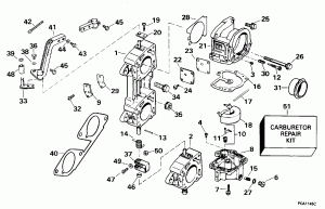     - 200sl, 225 (Carburetor And Linkage - 200sl, 225)