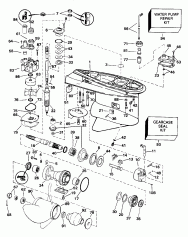  -  Rotation - 25  & 30  Models (Gearcase - Standard Rotation - 25 In. & 30 In. Models)