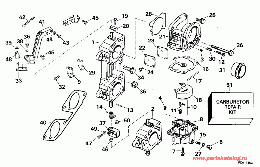    Evinrude E200TZEOC 1995  - 200sl, 225 - 200sl, 225