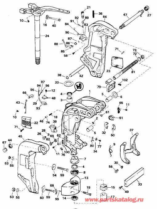  Evinrude E225STLEOB 1995  - dsection