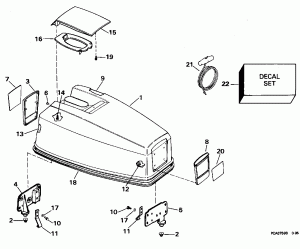   () - Evinrude (Engine Cover - Evinrude)