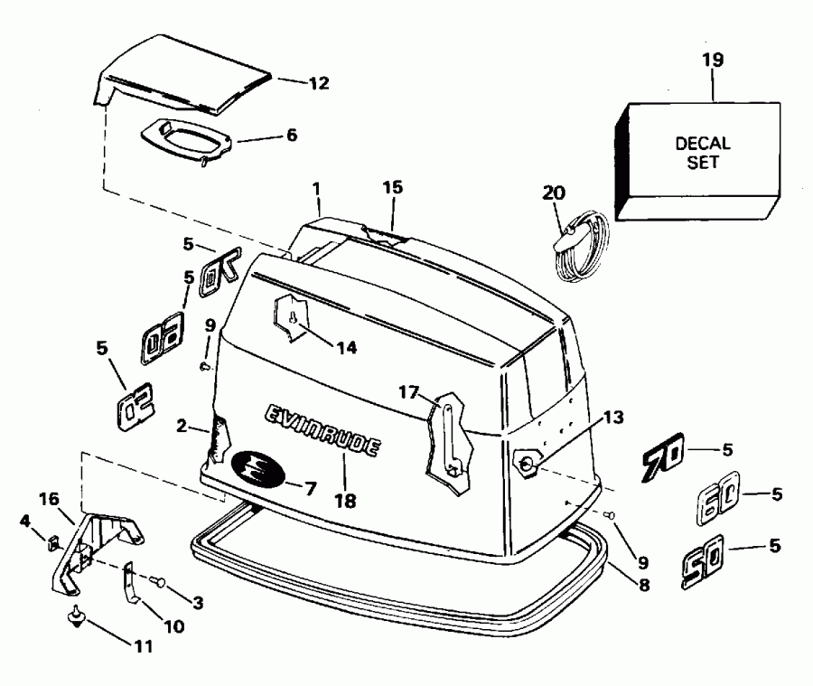  Evinrude E50TTLEOS 1995  - Evinrude - Evinrude