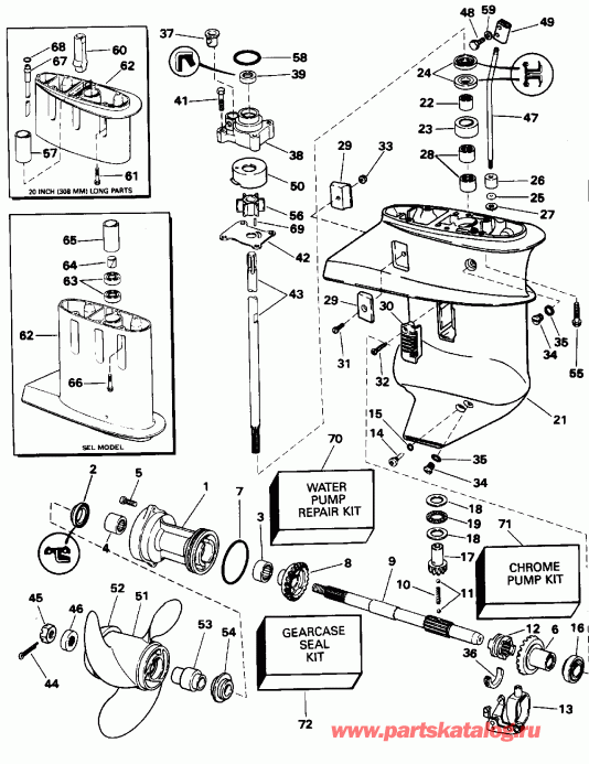 �������� ��������� ����� EVINRUDE BE10RELEDD 1996  - arcase / arcase