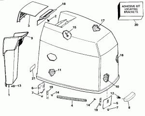   () - Evinrude (Engine Cover - Evinrude)