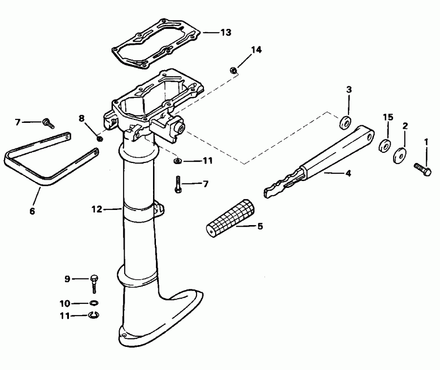 ��������� ��������� Evinrude BE2REDE 1996  - dsection / dsection
