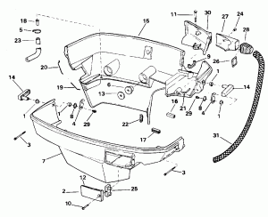    (Lower Engine Cover)