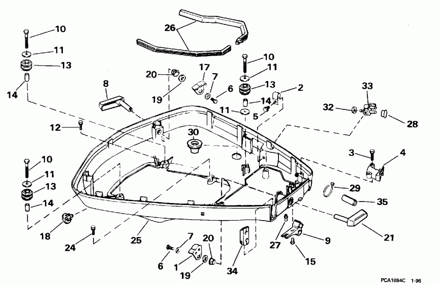 ��������� ��������� Evinrude E112TSLEDR 1996  - wer ������ ��������� (�����)