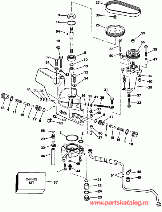   Evinrude E225TZEDE 1996  - wer    - wer Steering Pump