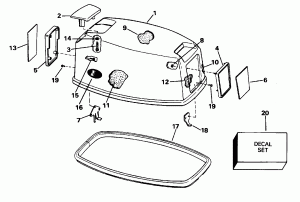   () - Evinrude (Engine Cover - Evinrude)