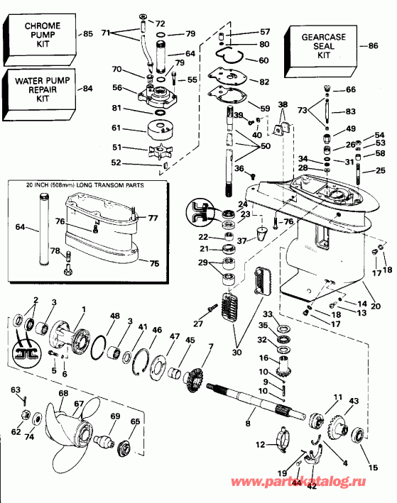   EVINRUDE E25TELEDA 1996  - arcase / arcase