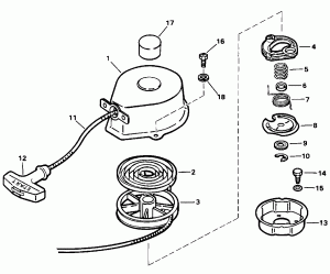     (Recoil Starter Assembly)