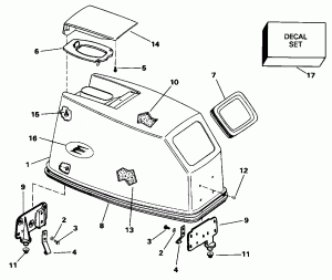   () - Evinrude (Engine Cover - Evinrude)