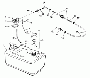  - 6  P / n 175303 (Fuel Tank - 6 Gallon P/n 175303)
