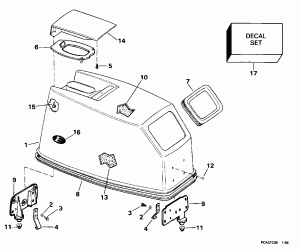   () - Evinrude  Start Only (Engine Cover - Evinrude Rope Start Only)