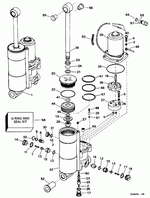     E40RLEDS 1996  - wer Trim / tilt / wer Trim/tilt