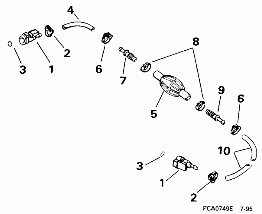    E50JEDS 1996  - el Hose Primer Bulb 5/16 In. I.d.