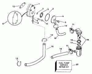   - 10-15rp Models Only (Fuel Pump - 10-15rp Models Only)
