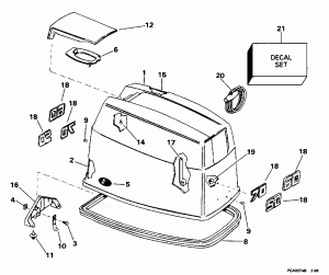   () - Evinrude (Engine Cover - Evinrude)