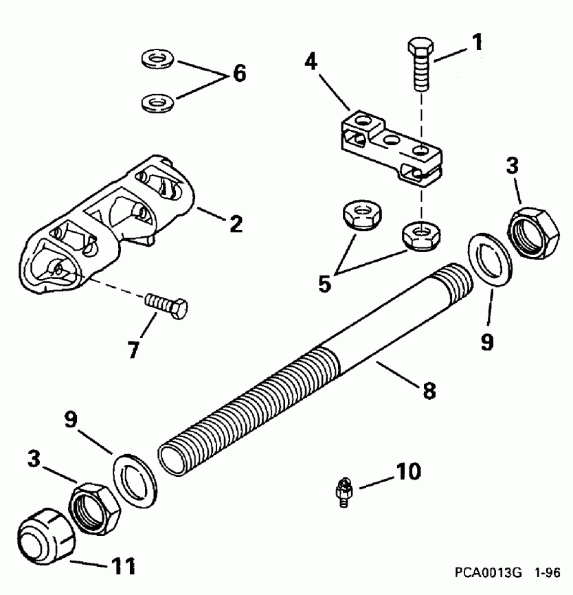 ��������� ����� Evinrude L150GLEDC 1996  - 150gl, Sl - 175gl, Sl Only - 150gl, Sl - 175gl, Sl Only