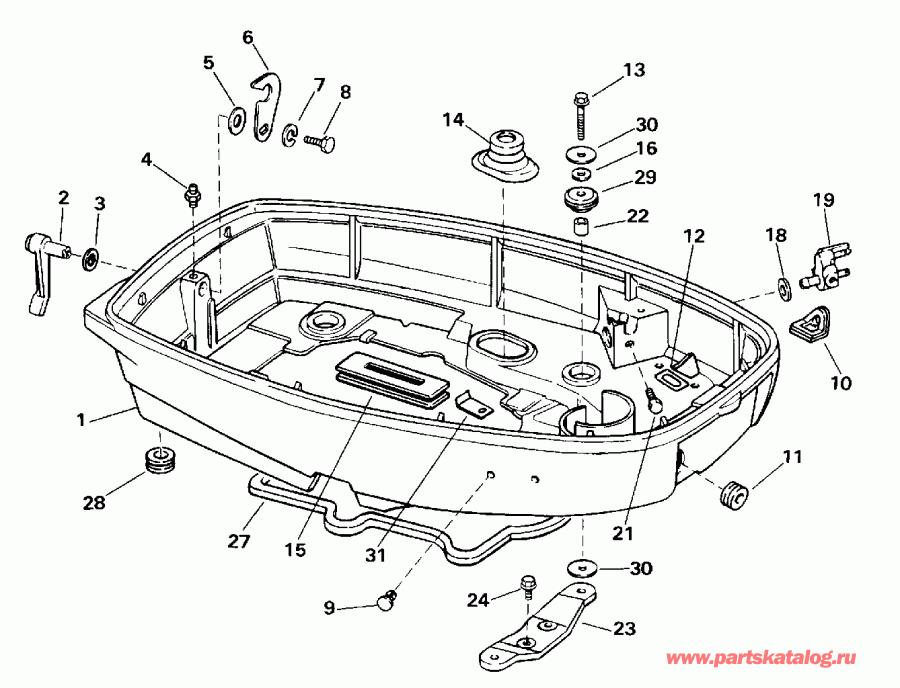    SE25RDEDC 1996  - wer Engine Cover