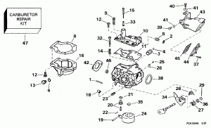  - 9.9 H.p. (Carburetor - 9.9 H.p.)