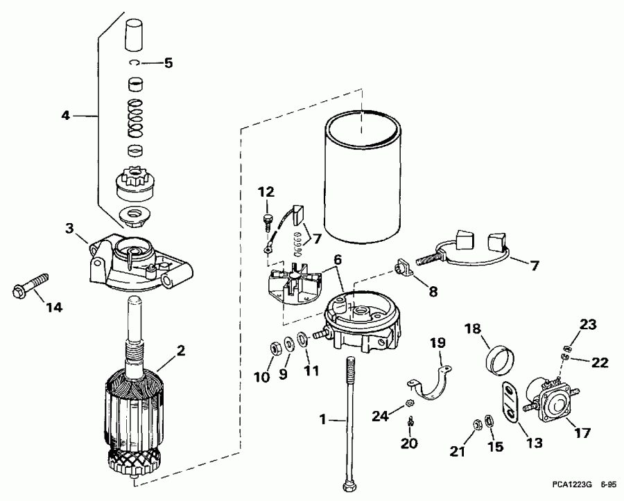   Evinrude BE25ARLEUR 1997  - ectric  / ectric Starter