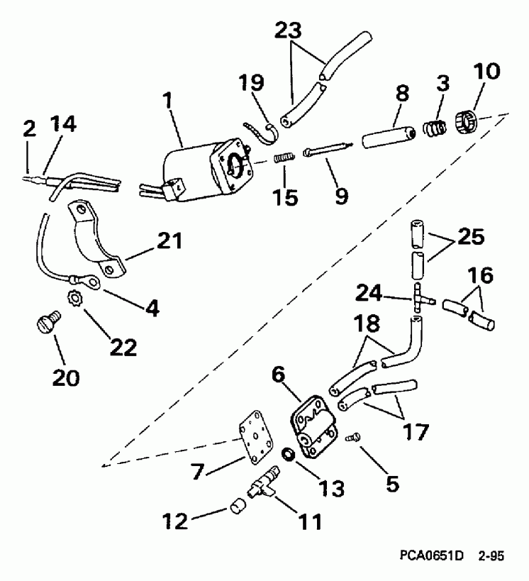  EVINRUDE BE60TLEUA 1997  - ectric Primer System - ectric Primer System