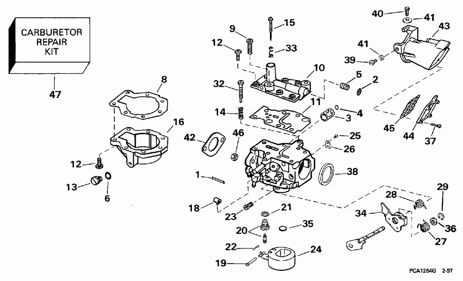  Evinrude E15FKEUA 1997  - 9.9 H.p.