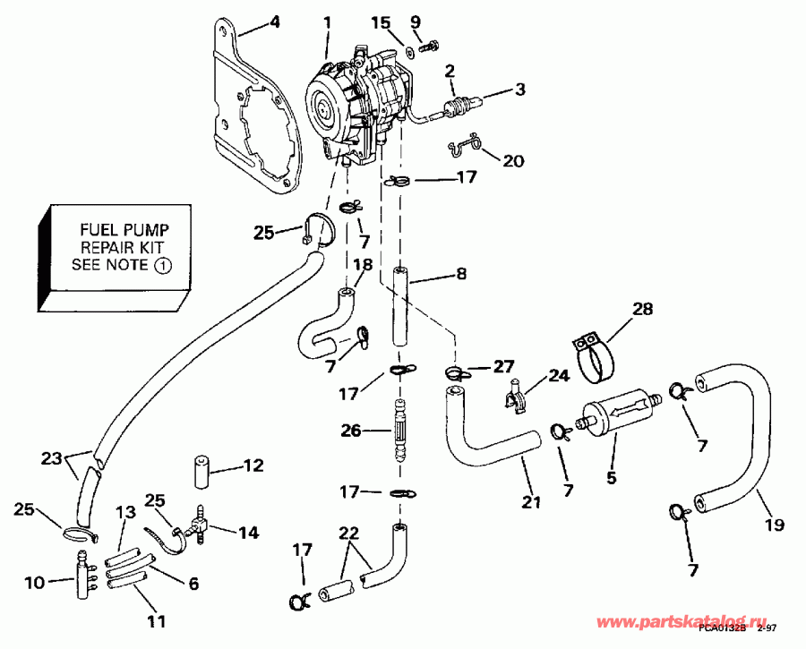    EVINRUDE E175EXEUE 1997  - 175 H.p. - 175 H.p.