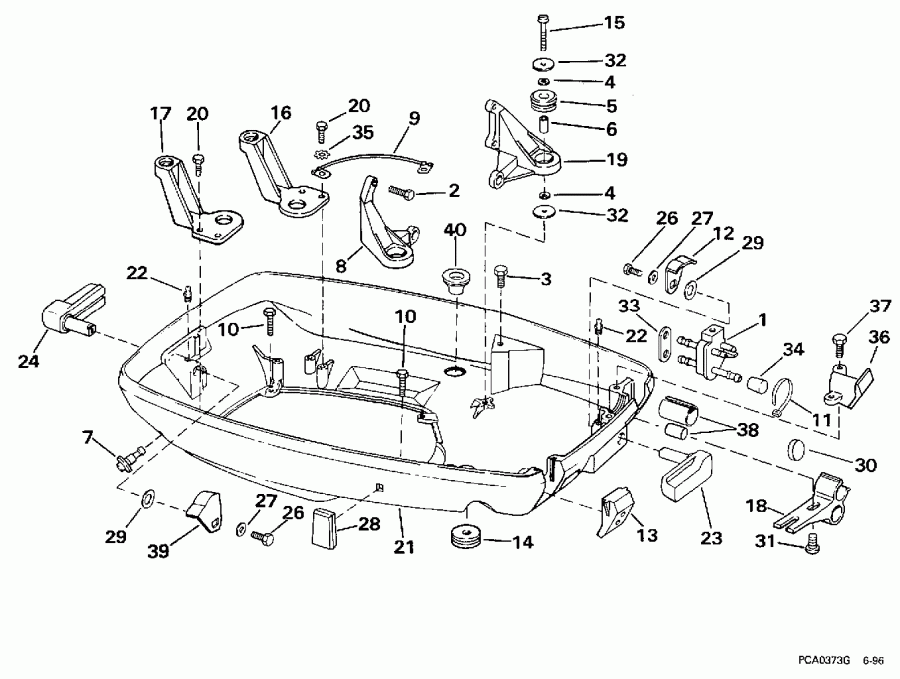 ��������� ������� E175SLEUC 1997  - wer Engine Cover / wer ������ ��������� (�����)