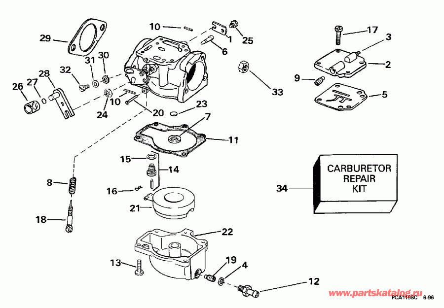    E40JREUR 1997  - rburetor / rburetor