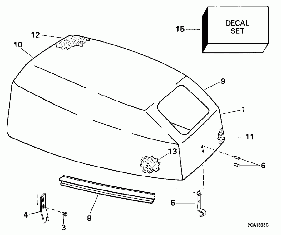 ��������� ����� ������� HE15KCLF 1997  - Evinrude