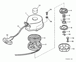     (Recoil Starter Assembly)
