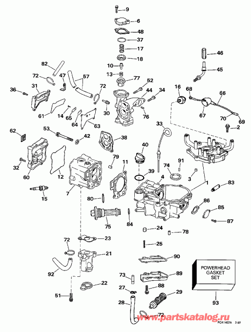    HE6FREUR 1997  - linder & Crankcase / linder &  