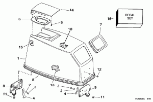   () - Evinrude (Engine Cover - Evinrude)