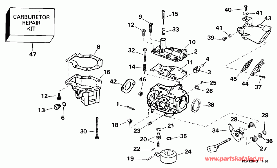   Evinrude BE175GLECD 1998  -  150 Hp