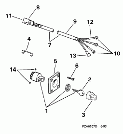 Ignition  &  -- 9.9 (Ignition Switch & Cable -- 9.9)
