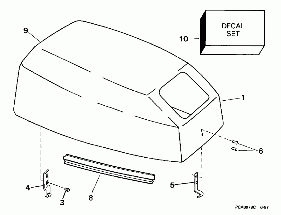 ��������� ����� EVINRUDE E10SELECC 1998  -  Johnson